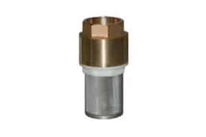 VALVULA DE PIE CANASTILLA METALICA 1.25 PULG