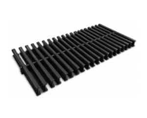 REJILLA PERIMETRAL NEGRA JV 24.5 CM ALTO 3 CM X MT ANTIDESLIZANTE