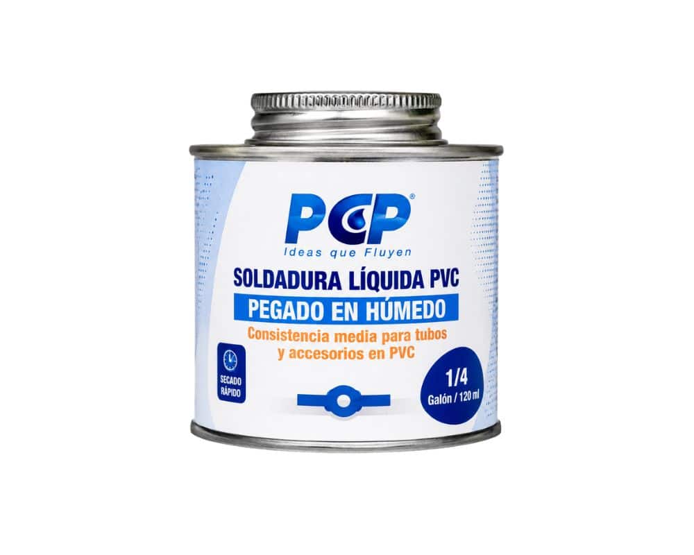 SOLDADURA LIQUIDA PVC PEGADO EN HUMEDO DE 1/4