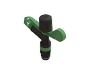 ASPERSOR PLASTICO DE 1/2 PULG 14 GRADOS BOQUILLAS VERDE LILA Y GRIS CON ESTACA EXENTO