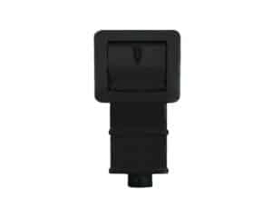 DESNATADOR CONCRETO/LINER CURVO CMP 2.0 PULG NEGRO DE LUJO SIN TAPA DE ANDEN