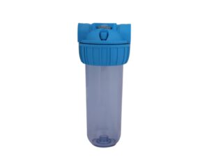 CARCASA 10 X 3/4 TRANSPARENTE-SOPORTE 6 GPM 15-80 PSI PURIKOR
