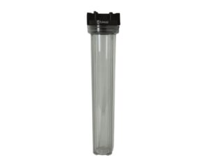CARCASA 20 X 3/4 TRANSPARENTE-SOPORTE 8 GPM 15-80 PSI PURIKOR